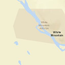 White Mountain Alaska Street Map