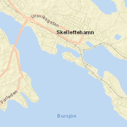 Skelleftehamn Street Map