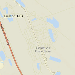 Eielson Air Force Base Street Map