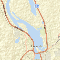 Lycksele Street Map