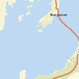Borgarnes Street Map