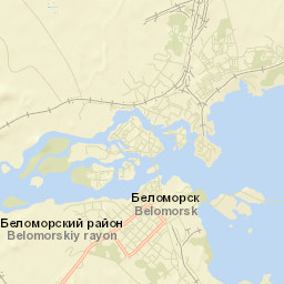 Belomorsk Street Map
