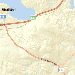 Ristijärvi Street Map