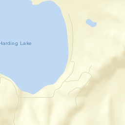 Harding Lake Alaska Street Map