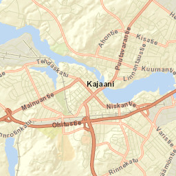 Kajaani Street Map