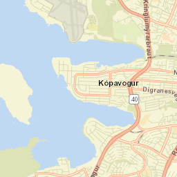 Kópavogur Street Map