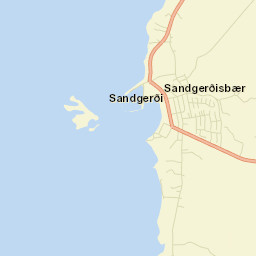 Sandgerði Street Map