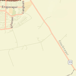 Selfoss Street Map