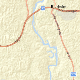 Bjurholm Street Map