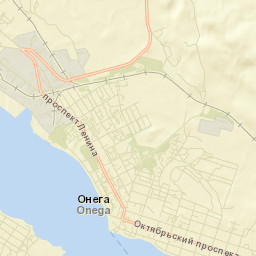 Onega Street Map