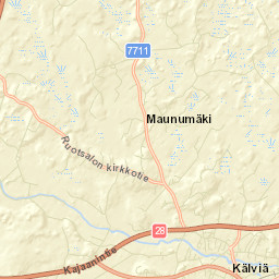Kälviä Street Map