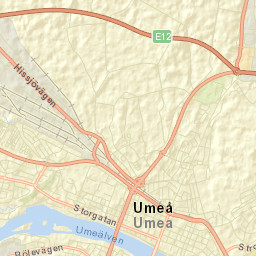 Umeå Street Map