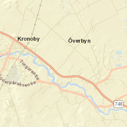 Kronoby Street Map