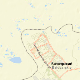 Beloyarskiy Street Map