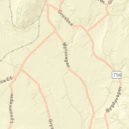 Skogn Street Map