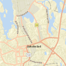 Jakobstad Street Map