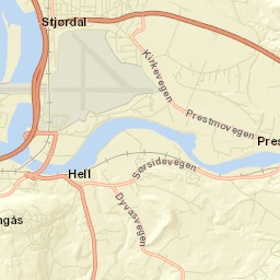 Stjørdalshalsen Street Map