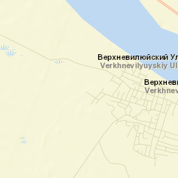 Verkhnevilyuysk Street Map
