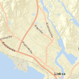 Lieksa Street Map