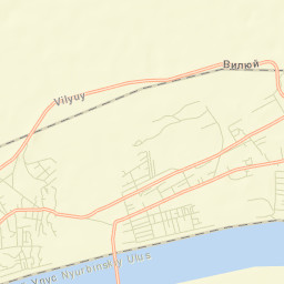 Nyurba Street Map