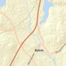 Bjästa Street Map
