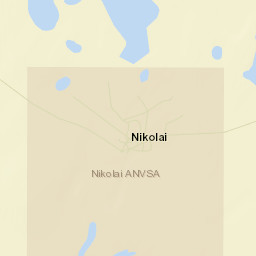 Nikolai Alaska Street Map