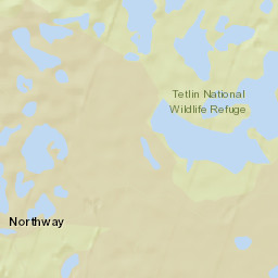 Northway Alaska Street Map