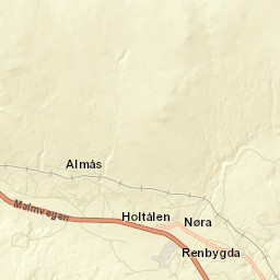 Holtålen Street Map