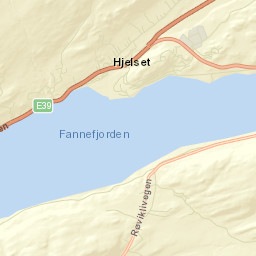 Hjelset Street Map