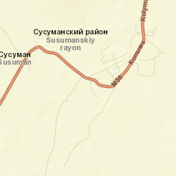 Susuman Street Map