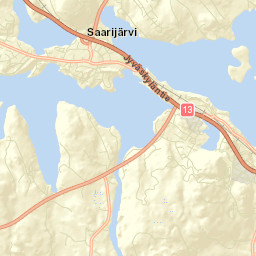 Saarijärvi Street Map