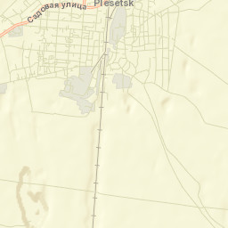 Plesetsk Street Map