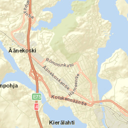Äänekoski Street Map