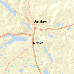 Uurainen Street Map