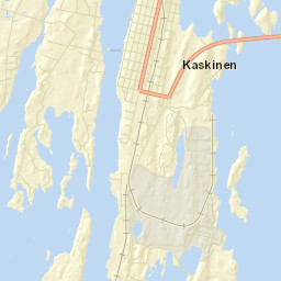 Kaskinen Street Map