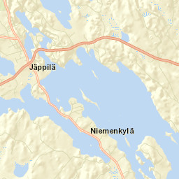 Jäppilä Street Map