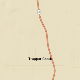 Trapper Creek Alaska Street Map