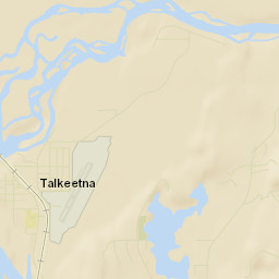 Talkeetna Alaska Street Map