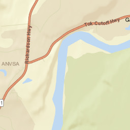 Gakona Junction Alaska Street Map