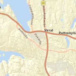 Virrat Street Map