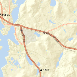Keuruu Street Map
