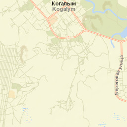 Kogalym Street Map