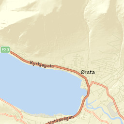 Ørsta Street Map