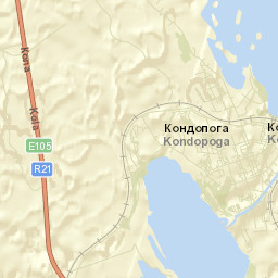 Kondopoga Street Map