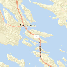 Savonranta Street Map