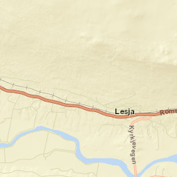 Lesja Street Map