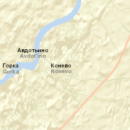 Konëvo Street Map