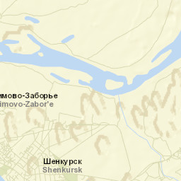 Shenkursk Street Map