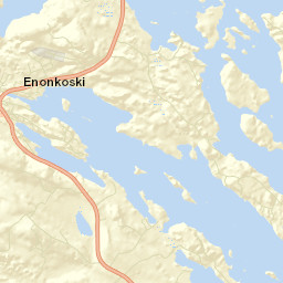 Enonkoski Street Map