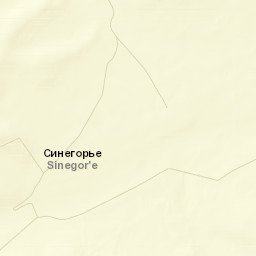 Sinegor'ye Street Map